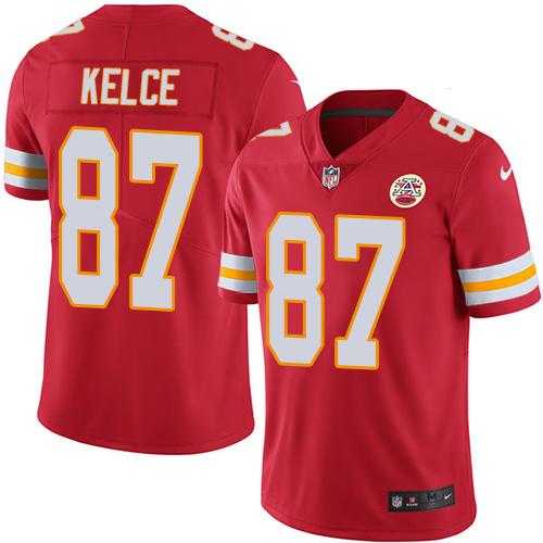 Nike Kansas City Chiefs #87 Travis Kelce Red Team Color NFL Vapor Untouchable Limited Jersey,We sell and wholesale Nike Kansas City Chiefs #87 Travis Kelce Red Team Color NFL Vapor Untouchable Limited Jersey on line form chian!